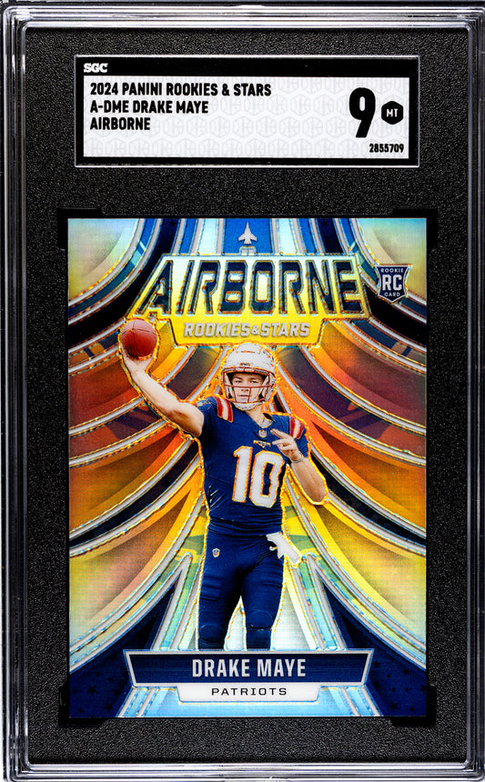 2024 Panini Rookies & Stars * Drake Maye * Airborne RC #A-DME * SGC