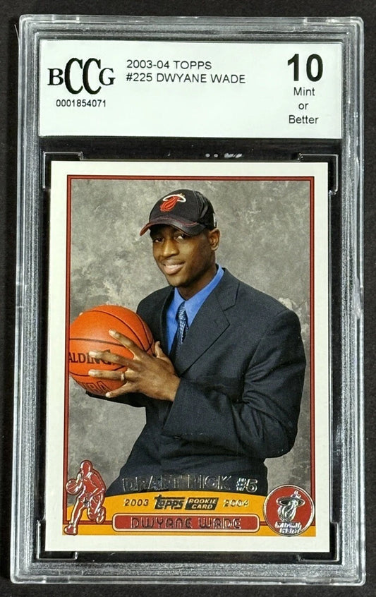 2003-04 Topps * Dwyane Wade * RC #225 * BCCG
