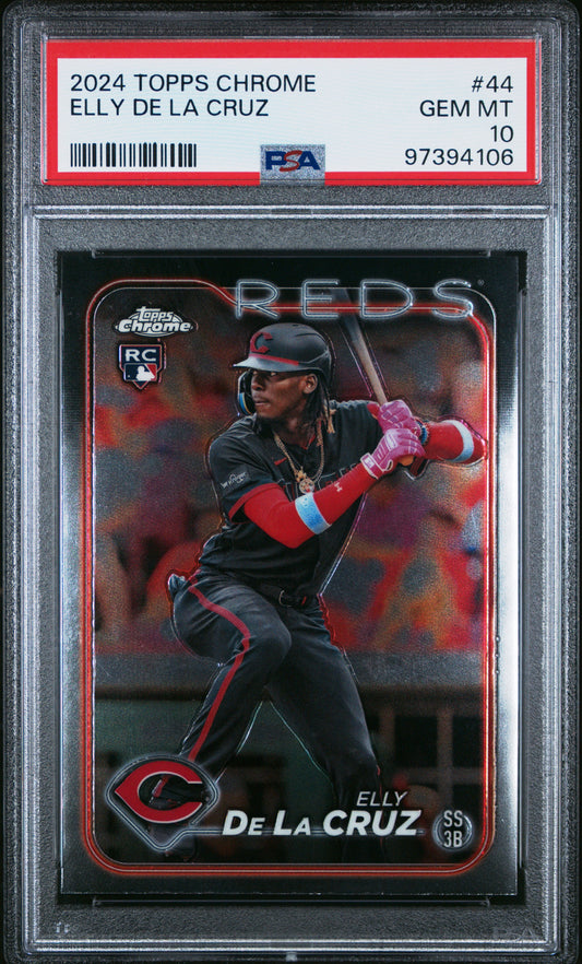 2024 Topps Chrome * Elly De La Cruz * RC #44 * PSA 10