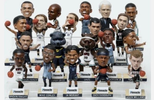 Memphis Grizzlies 20th Anniversary Bobbleheads * Pinnacle Set of 20