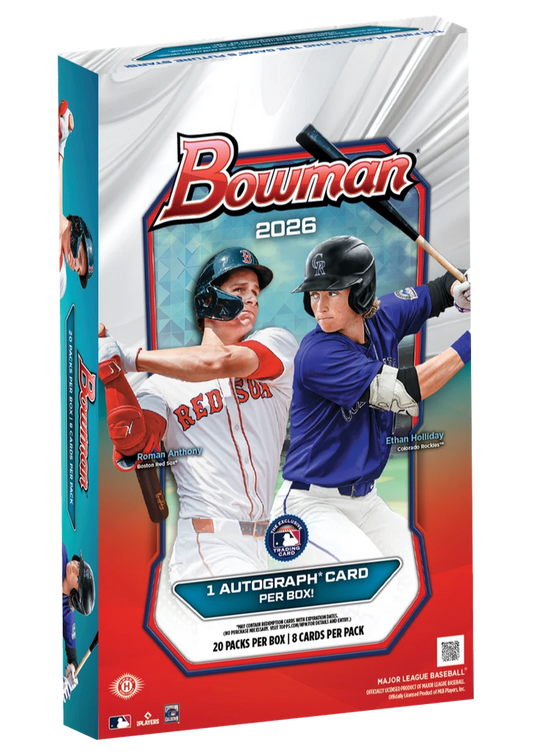 2026 Bowman Baseball Hobby Box - Factory Sealed