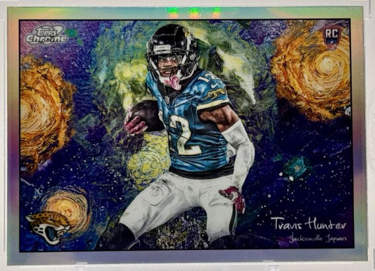2025 Topps Cosmic Chrome * Travis Hunter * Stars In The Night RC