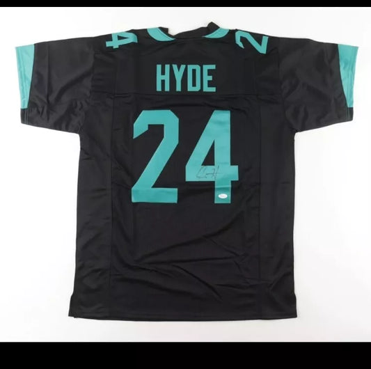 Carlos Hyde Signed Jacksonville Jaguars Jersey * JSA