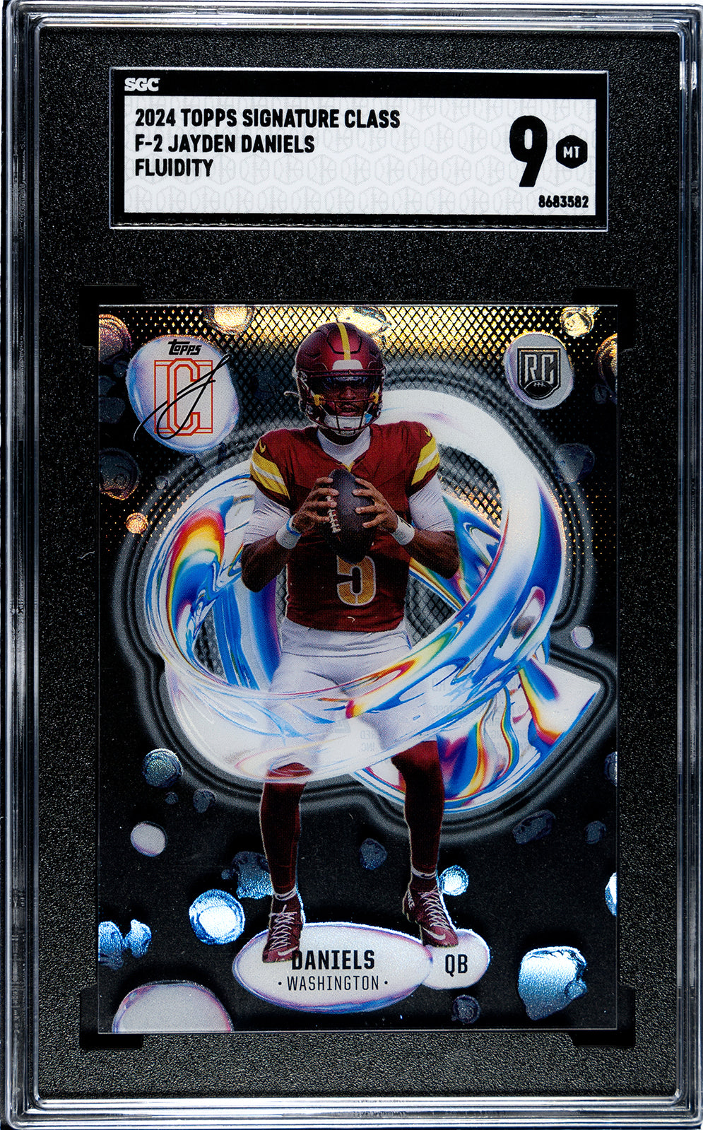 2024 Topps Signature Class * Jayden Daniels * Fluidity RC #F-2 * SGC