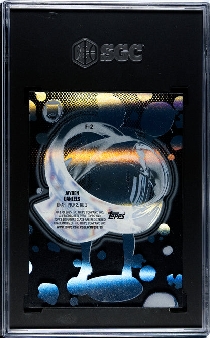 2024 Topps Signature Class * Jayden Daniels * Fluidity RC #F-2 * SGC