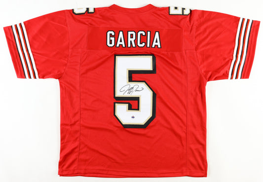 Jeff Garcia Signed San Francisco Jersey - Red