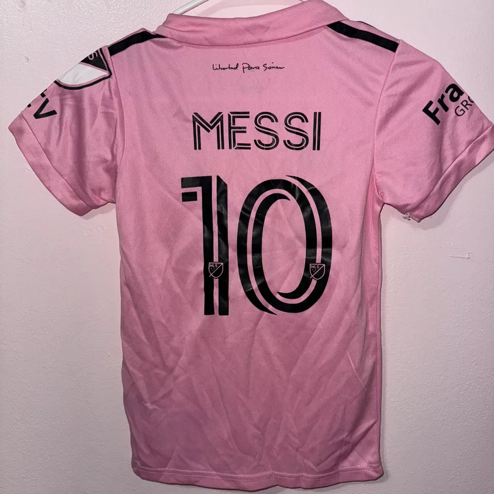 2023-24 Adidas Inter Miami * Lionel Messi 10 * Home Jersey * Youth Size 16