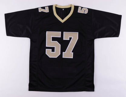 Rickey Jackson(Saints) Signed Career Highlight Stats Jersey Inscribed "HOF 2010" - Beckett - $50 OFF