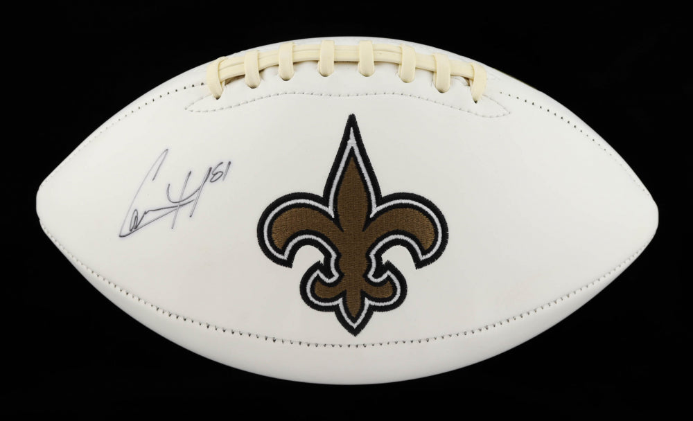 Cameron Meredith Signed Saints Logo Football In Display - $20 OFF