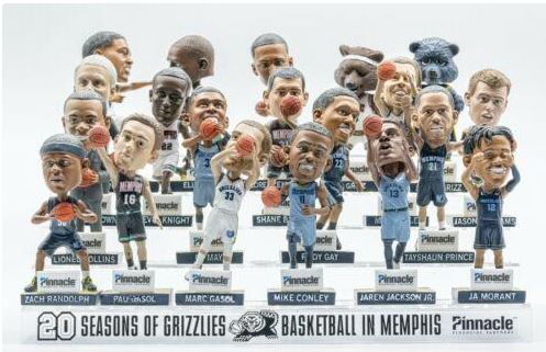 Memphis Grizzlies 20th Season Pinnacle 2021 Bobblehead * Mike Miller