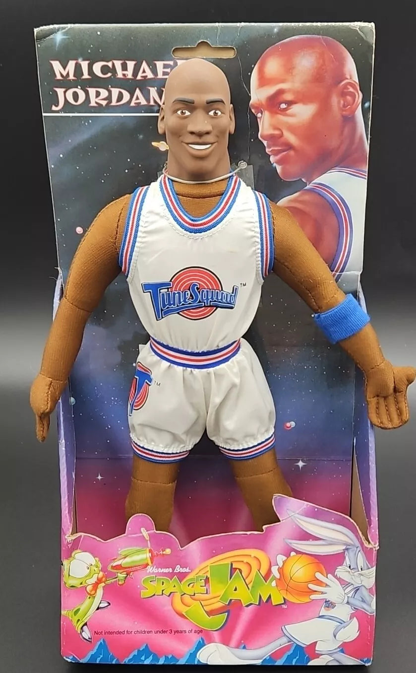 Michael Jordan Space Jam Vintage 1996 Tune Squad 12" Plush Doll