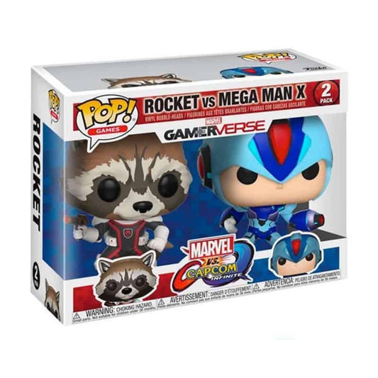 Funko POP! Rocket VS Mega Man X - 2 Pack