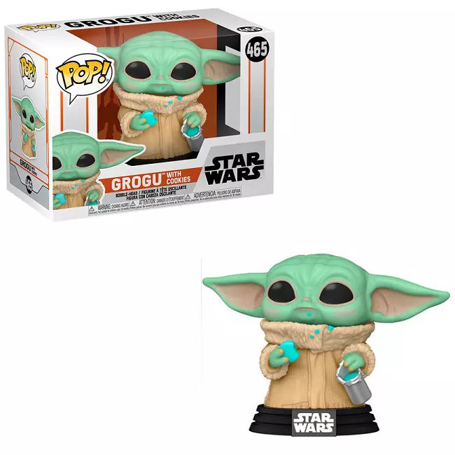 Funko POP! Star Wars Grogu (With Cookies) #465 In Case