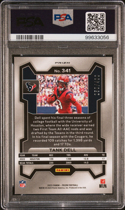 2023 Panini Prizm * Tank Dell * #250/400 Pandora RC #341 * PSA 9