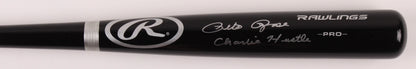 Pete Rose Signed Rawlings Pro Bat * Black "Charlie Hustle" * Fiterman