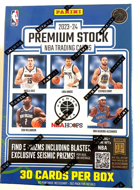 2023-24 Panini Premium Stock Basketball Blaster Box * Factory Sealed