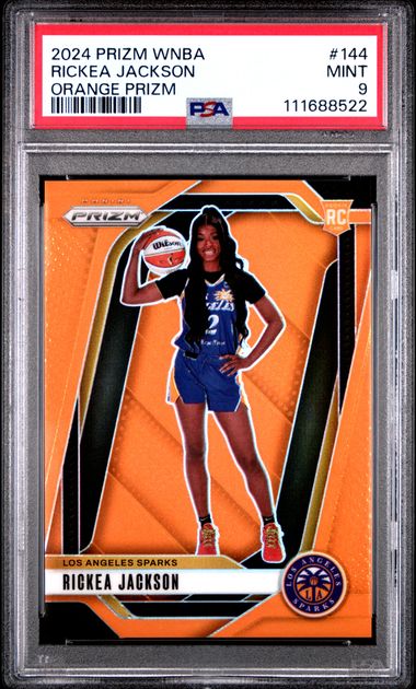2024 Panini Prizm WNBA * Rickea Jackson * #69/99 Orange RC #144 * PSA