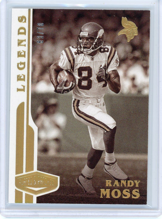 2020 Panini Plates & Patches * Randy Moss * #13/70 Legends #125