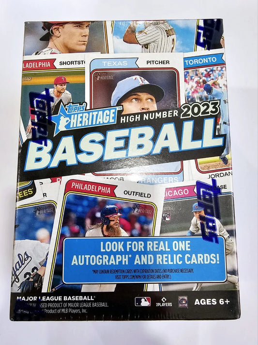 2023 Topps Heritage High Number Baseball Factory Sealed Blaster Box