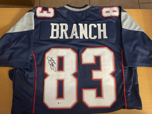 Deion Branch New England Patriots Signed Jersey -20% OFF