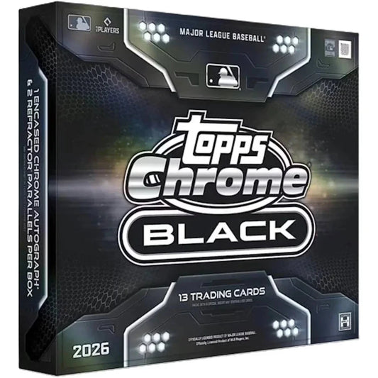 2026 Topps Chrome Black Baseball - Sealed Hobby Box