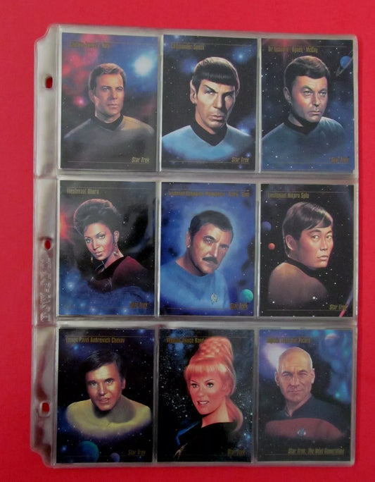 1994 Skybox Master Series * Star Trek * Series 1 Complete Set 1-90