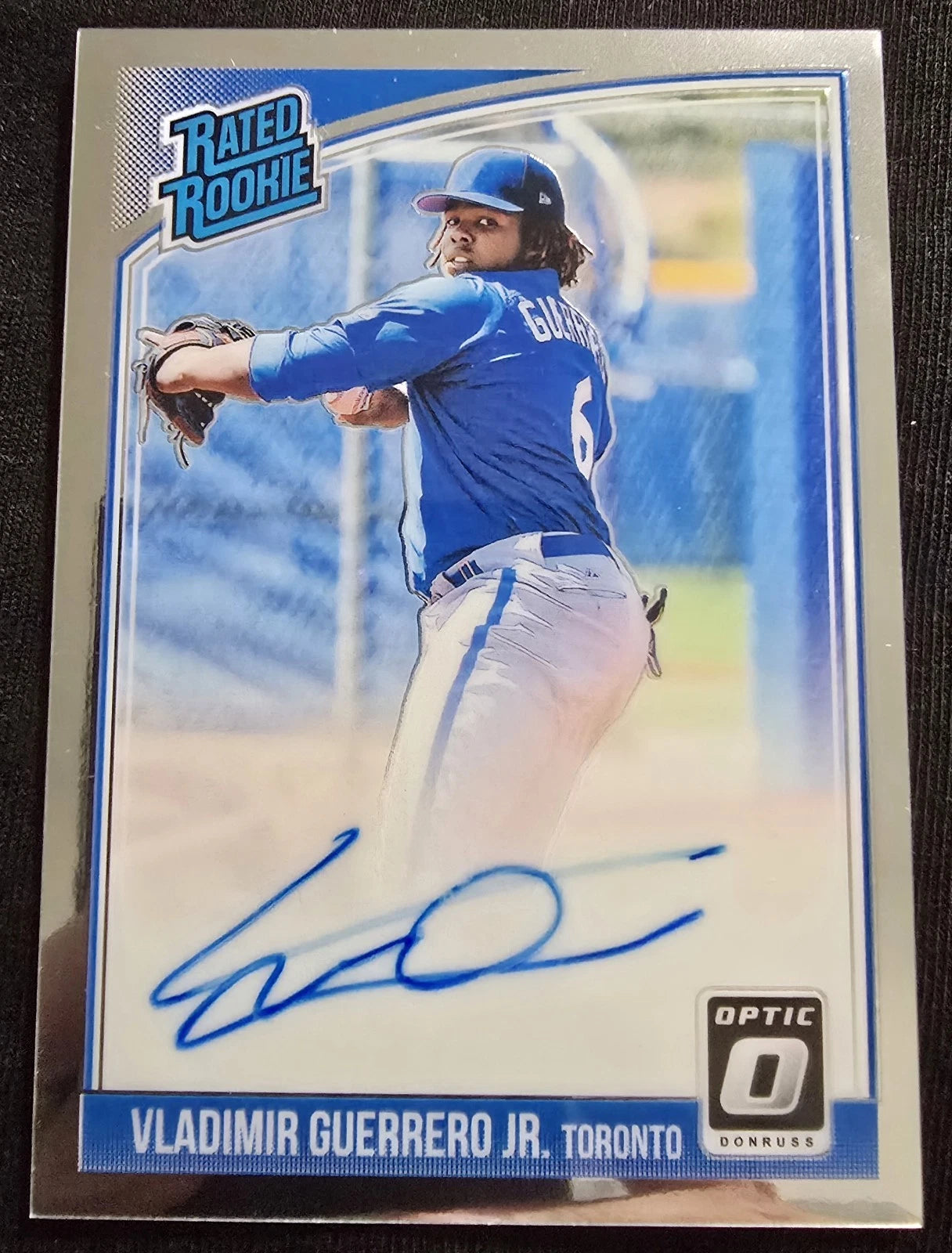 2018 Donruss Optic * Vladimir Guerrero Jr * Rated Rookie Auto #RRS-VG