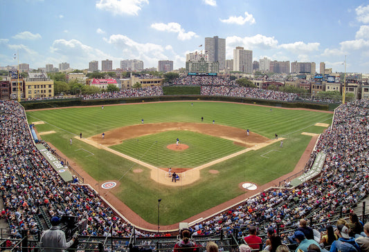 Wrigley Field * 16 X 20 Custom Framed Photo Print